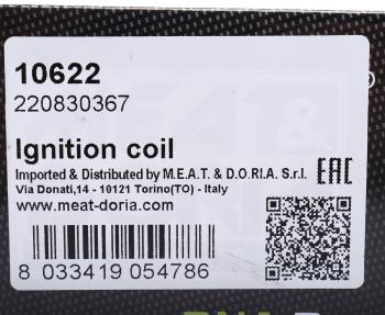 8 649 р. Катушка зажигания CHEVROLET Aveo (09-) (1.4 101 л.с.),Cruze (1.8) MEAT&DORIA MEAT&DORIA 10622  с доставкой в г. Кемерово. Увеличить фотографию 5