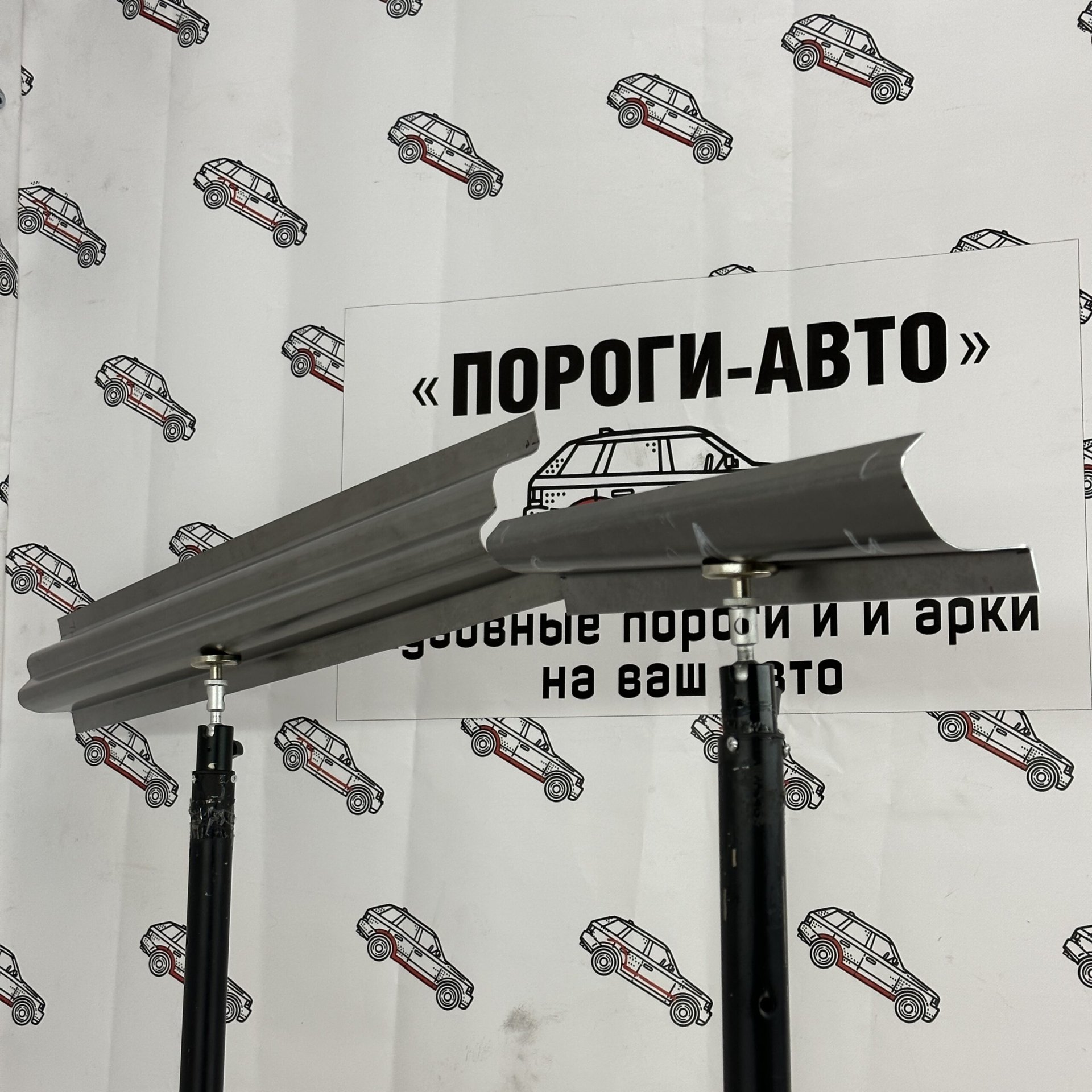 5 649 р. Ремкомплект порогов (2 шт, средняя база) ПОРОГИ-АВТО  Ford Transit (2006-2014) цельнометаллический фургон (холоднокатаная сталь 1 мм)  с доставкой в г. Кемерово