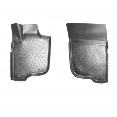 1 799 р. Коврики салонные (перед) Norplast Unidec  Mitsubishi L200  5 KK,KL (2015-2019) дорестайлинг (черные)  с доставкой в г. Кемерово