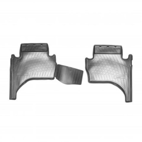 1 239 р. Коврики салонные (зад) Norplast Unidec  Mitsubishi L200  5 KK,KL (2015-2019) дорестайлинг (черные)  с доставкой в г. Кемерово