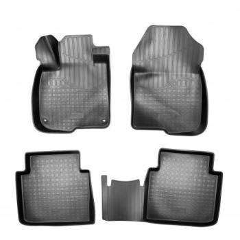 Коврики салонные Norplast Unidec Honda CR-V RW,RT дорестайлинг (2016-2020) (черные)