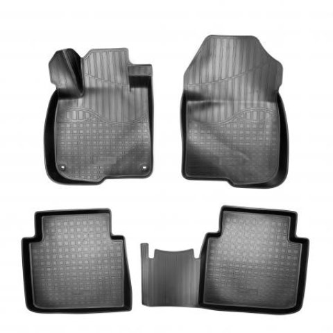 2 399 р. Коврики салонные Norplast Unidec  Honda CR-V  RW,RT (2016-2020) дорестайлинг (черные)  с доставкой в г. Кемерово
