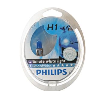 2 199 р. Лампа 12V H1 55W P14.5s бокс (2шт.) Diamond Vision PHILIPS PHILIPS 12258dvs2  с доставкой в г. Кемерово. Увеличить фотографию 1