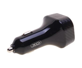 1 029 р. Устройство зарядное в прикуриватель с трансмиттером (bluetooth,hands free) XO XO bcc17 black  с доставкой в г. Кемерово. Увеличить фотографию 2