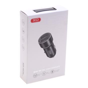 299 р. Устройство зарядное в прикуриватель 2USB 12V XO XO cc53 black  с доставкой в г. Кемерово. Увеличить фотографию 3