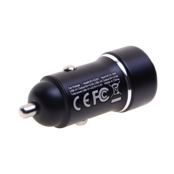 299 р. Устройство зарядное в прикуриватель 2USB 12V XO XO cc53 black  с доставкой в г. Кемерово. Увеличить фотографию 2