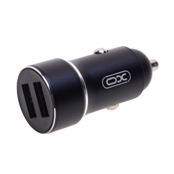299 р. Устройство зарядное в прикуриватель 2USB 12V XO XO cc53 black  с доставкой в г. Кемерово. Увеличить фотографию 1