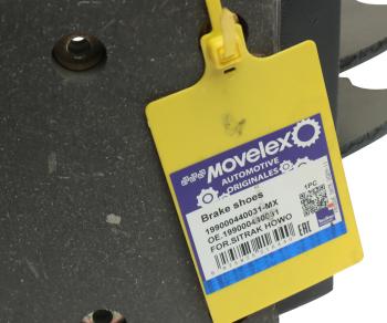 2 599 р. Колодка тормозная SITRAK HOWO передние с накладками (1шт.) MOVELEX MOVELEX 199000440031-mx  с доставкой в г. Кемерово. Увеличить фотографию 5