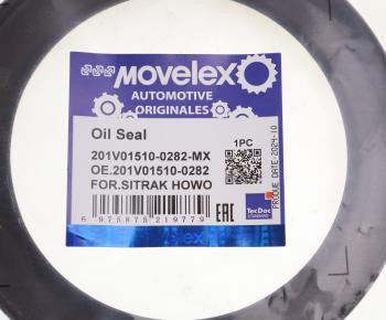 549 р. Сальник коленвала SITRAK HOWO дв.MC11,MC13 передний (100х130х12) MOVELEX MOVELEX 201v015100282-mx  с доставкой в г. Кемерово. Увеличить фотографию 3