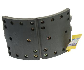 3 069 р. Колодки тормозные SITRAK HOWO задние с накладками (1шт.) MOVELEX MOVELEX az9231342072-mx  с доставкой в г. Кемерово. Увеличить фотографию 1