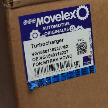 24 999 р. Турбокомпрессор SITRAK HOWO дв.WD615 MOVELEX MOVELEX vg1560118227-mx  с доставкой в г. Кемерово. Увеличить фотографию 8