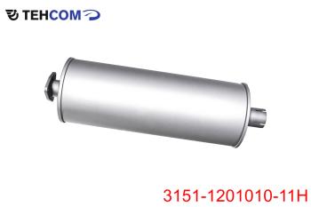 6 949 р. Глушитель УАЗ-3151,3741 НО нержавеющая сталь ТЕХКОМ ТЕХКОМ 3151-1201010-11н  с доставкой в г. Кемерово. Увеличить фотографию 1