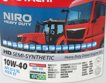 8 099 р. Масло дизельное NIRO HD CI-4SLE7 10W40 псинт.19л TOTACHI TOTACHI 1d120  с доставкой в г. Кемерово. Увеличить фотографию 2