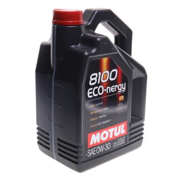 6 999 р. Масло моторное 8100 ECO-NERGY 0W30 синт.5л MOTUL MOTUL 113555  с доставкой в г. Кемерово. Увеличить фотографию 1