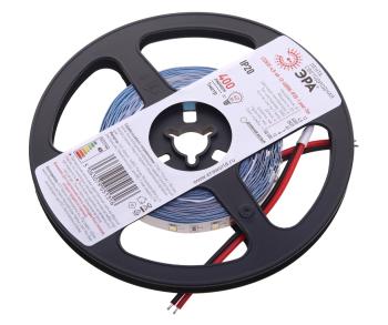 259 р. Лента светодиодная гибкая 4.8W 5м IP20 12V дневной белый ЭРА ЭРА ls2835-4,8-60-12-4000k-ip20  с доставкой в г. Кемерово. Увеличить фотографию 1