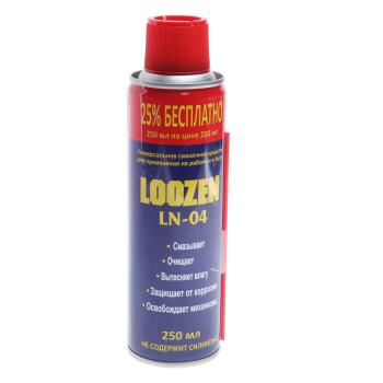 244 р. Смазка универсальная проникающая LN-04 250мл LOOZEN LOOZEN ln04250  с доставкой в г. Кемерово. Увеличить фотографию 1