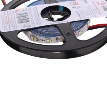 262 р. Лента светодиодная гибкая 4.8W 5м IP20 12V холодный белый ЭРА ЭРА ls2835 -4,8-60-12-6500k-ip20  с доставкой в г. Кемерово. Увеличить фотографию 3