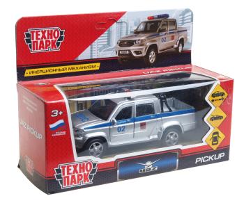 1 539 р. Модель автомобиля UAZ PICKUP металлическая 1:43 ТЕХНОПАРК ТЕХНОПАРК pickup-p  с доставкой в г. Кемерово. Увеличить фотографию 1