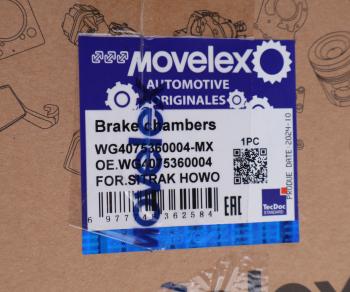 1 329 р. Энергоаккумулятор SITRAK HOWO тип 24 передний правый (мост VGD95) MOVELEX MOVELEX wg4075360004-mx  с доставкой в г. Кемерово. Увеличить фотографию 4
