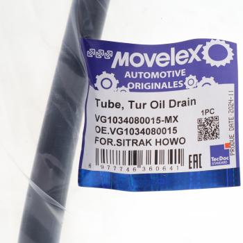 569 р. Трубка топливная SITRAK HOWO дв.WD615 ТНВД MOVELEX MOVELEX vg1034080015-mx  с доставкой в г. Кемерово. Увеличить фотографию 4