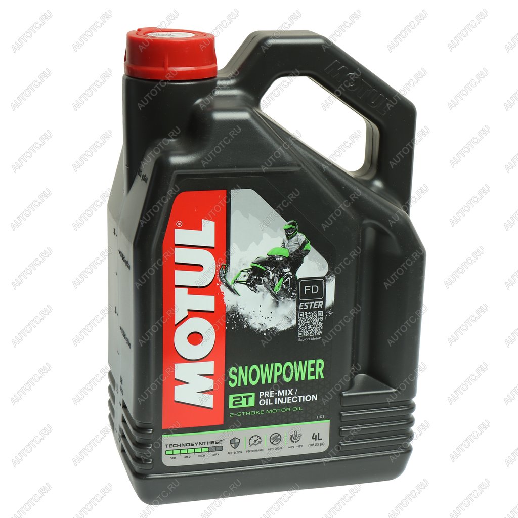 4 699 р. Масло моторное для 2-х тактных двигателей SNOWPOWER 2T 4л MOTUL MOTUL 112748  с доставкой в г. Кемерово