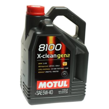 6 999 р. Масло моторное 8100 X-CLEAN GEN2 5W40 синт.5л MOTUL MOTUL 113222  с доставкой в г. Кемерово. Увеличить фотографию 1