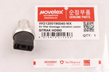 329 р. Датчик SITRAK HOWO засоренности воздушного фильтра MOVELEX MOVELEX wg1200190040-mx  с доставкой в г. Кемерово. Увеличить фотографию 1