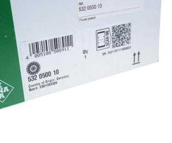2 199 р. Ролик приводного ремня SKODA Fabia (01-) обводной INA INA 532050010  с доставкой в г. Кемерово. Увеличить фотографию 4