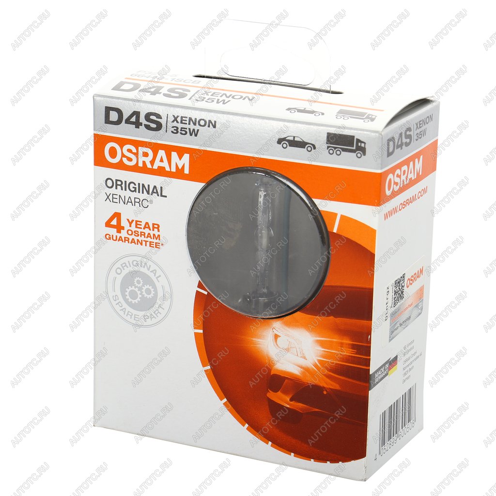 5 199 р. Лампа ксеноновая D4S 35W P32d-5 4300K 42V 3200лм блистер (1шт.) Original OSRAM OSRAM 66440-scb  с доставкой в г. Кемерово