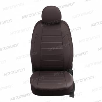 12 799 р. Комплект салонных чехлов (экокожа, 40/60) Автопилот  Haval F7 (2024-2025) (шоколад)  с доставкой в г. Кемерово. Увеличить фотографию 2