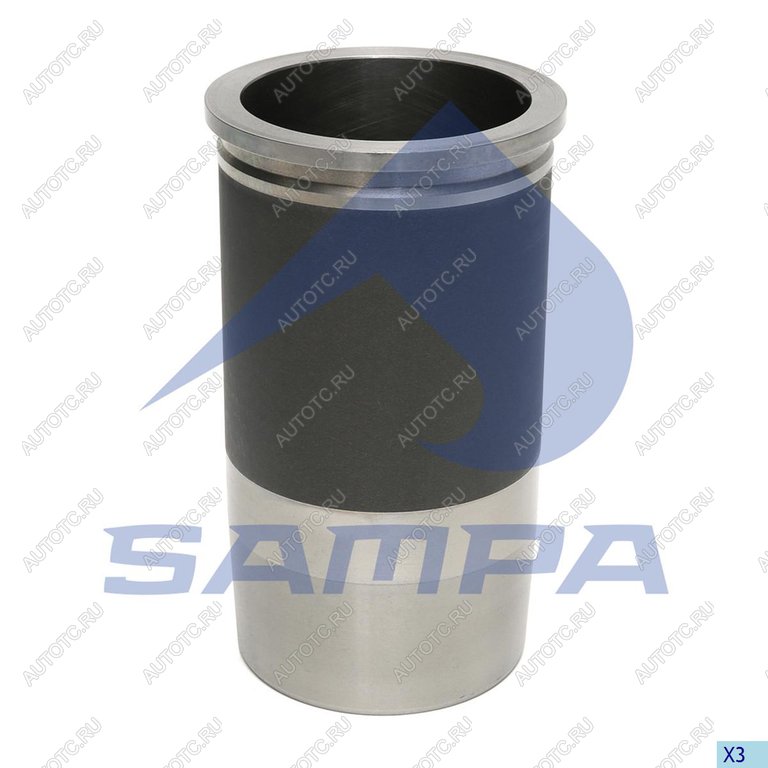 5 299 р. Гильза цилиндра MAN (D2066) d=120.00 (без уплотнительных колец) SAMPA SAMPA 026.360  с доставкой в г. Кемерово