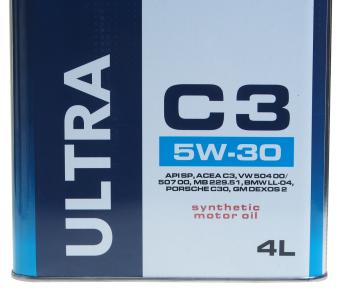 2 599 р. Масло моторное ULTRA C3 5W30 синт.4л MICHI MICHI 4637189  с доставкой в г. Кемерово. Увеличить фотографию 3