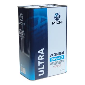 2 399 р. Масло моторное ULTRA A3B4 5W40 синт.4л MICHI MICHI 4637226  с доставкой в г. Кемерово. Увеличить фотографию 1