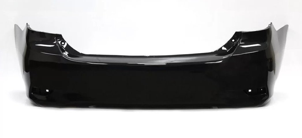 11 249 р. Бампер задний DAR (окрашенный)  Toyota Corolla ( E140,  E150) (2009-2013) седан рестайлинг (Черная жемчужина (Black Pearl 209))  с доставкой в г. Кемерово