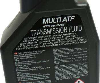 1 949 р. Масло трансмиссионное ATF MULTI TECHNOSYNTHESE 1л MOTUL MOTUL 112147  с доставкой в г. Кемерово. Увеличить фотографию 4
