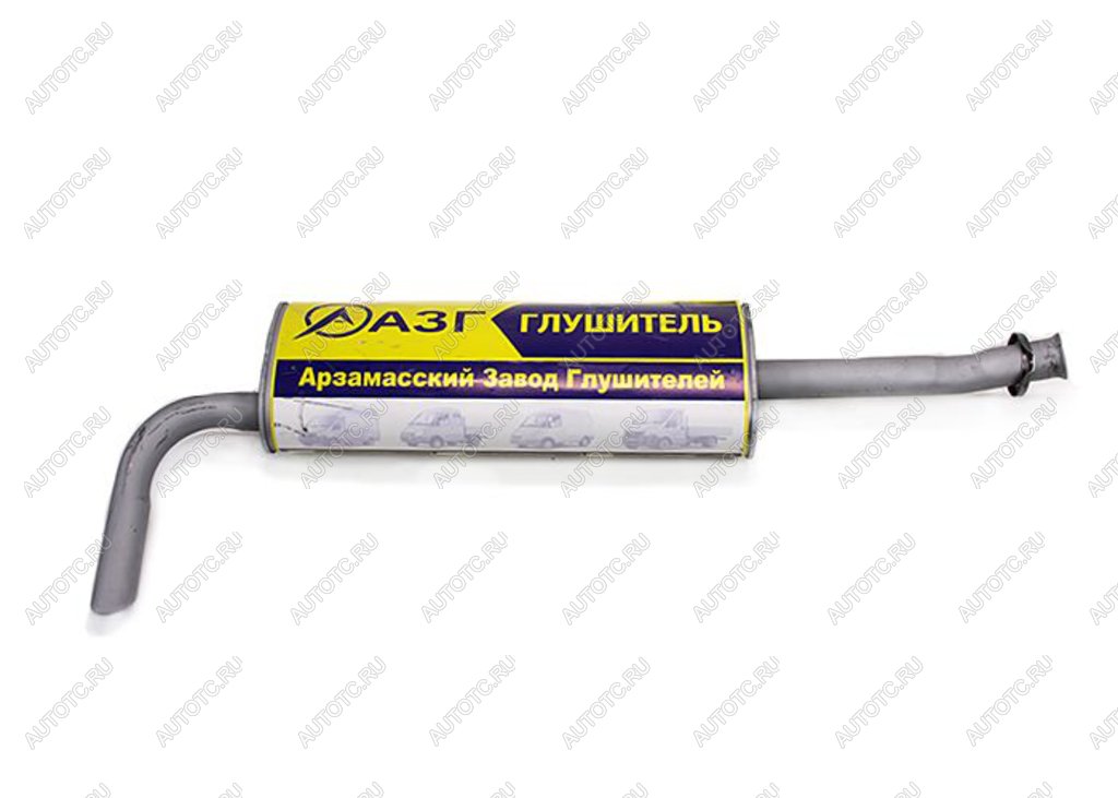5 549 р. Глушитель ГАЗ-3302,3221 дв.CUMMINS 2.8,УМЗ-4216 ЕВРО-4 выход боковой усиленный АЗГ АЗГ 3221-1201008-51  с доставкой в г. Кемерово