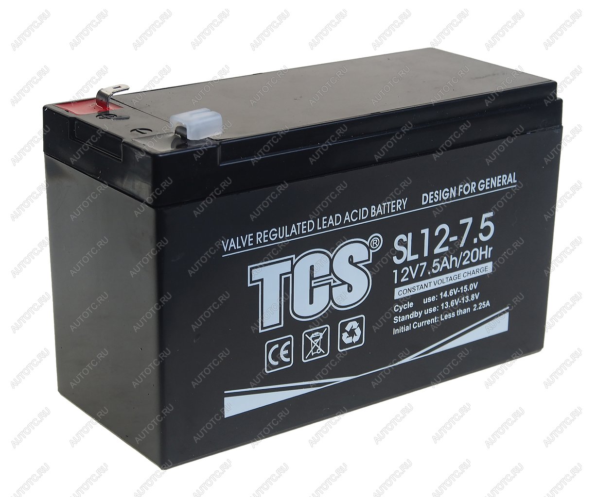 2 149 р. Аккумулятор TCS SL 7.5Ач TCS 6ст7.5 sl 12-7.5  с доставкой в г. Кемерово