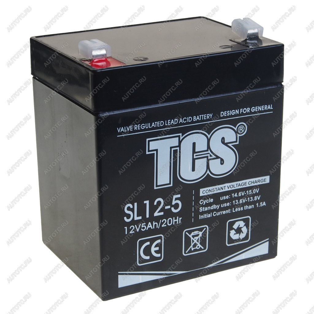 1 499 р. Аккумулятор TCS SL 5Ач TCS 6ст5 sl 12-5  с доставкой в г. Кемерово