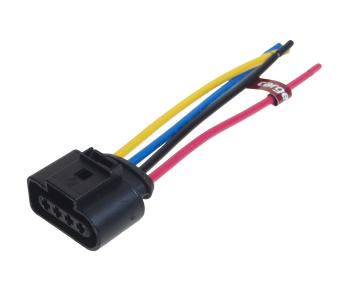 296 р. Разъем VW AUDI SEAT SKODA электрический 4-х контактный с проводом CARGEN CARGEN ax6564  с доставкой в г. Кемерово. Увеличить фотографию 1