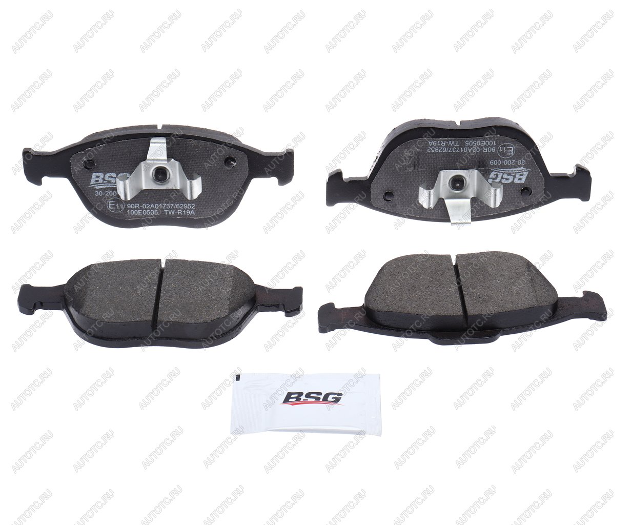 1 889 р. Колодки тормозные FORD Focus,Tourneo,Transit передние (4шт.) BSG BSG bsg30200009  с доставкой в г. Кемерово