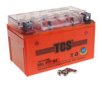 2 559 р. Аккумулятор TCS GEL 7Ач TCS 6ст7 gel-yt7-bs  с доставкой в г. Кемерово. Увеличить фотографию 1