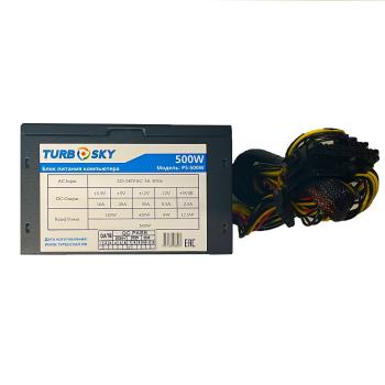 3 499 р. Блок питания компьютера Turbosky PS-500W Turbosky ps500w  с доставкой в г. Кемерово. Увеличить фотографию 3