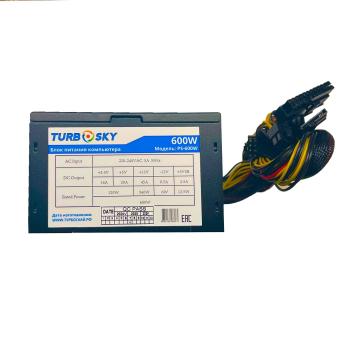 4 499 р. Блок питания компьютера Turbosky PS-600W Turbosky ps600w  с доставкой в г. Кемерово. Увеличить фотографию 3