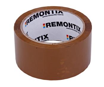 82 р. Скотч упаковочный 50ммх57м коричневый REMONTIX REMONTIX 6448  с доставкой в г. Кемерово. Увеличить фотографию 1