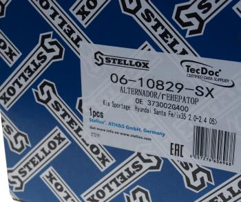 17 999 р. Генератор HYUNDAI Santa Fe (12-) (2.4) KIA Sorento (12-) (2.4) (130A,13.5V) STELLOX STELLOX 0610829sx  с доставкой в г. Кемерово. Увеличить фотографию 5