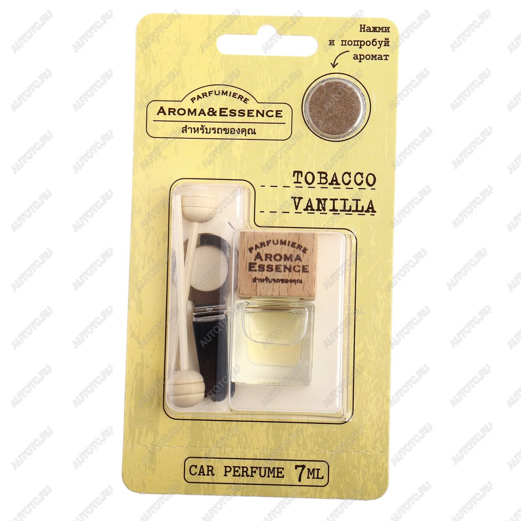 190 р. Ароматизатор на дефлектор жидкостный (tobacco vanille) 7мл Aroma & Essence FOUETTE FOUETTE aed-05  с доставкой в г. Кемерово