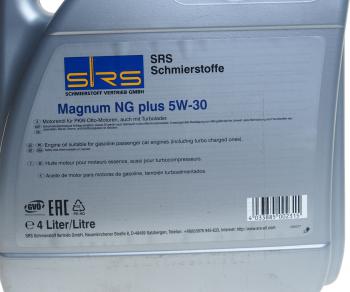 5 599 р. Масло моторное MAGNUM NG PLUS 5W30 синт.4л SRS SRS 4033885002315  с доставкой в г. Кемерово. Увеличить фотографию 2