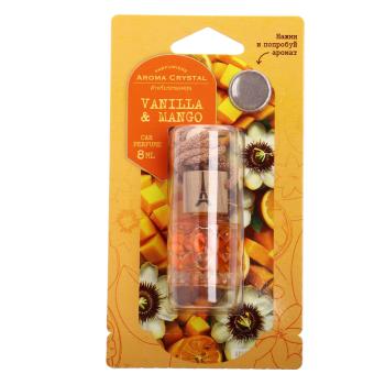 173 р. Ароматизатор подвесной жидкостный (vanilla&mango) с деревянной крышкой 8г Aroma Cristal FOUETTE FOUETTE crys-07  с доставкой в г. Кемерово. Увеличить фотографию 1