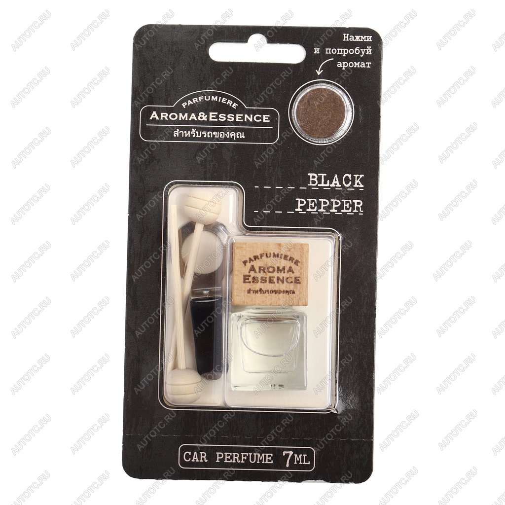 190 р. Ароматизатор на дефлектор жидкостный (black pepper) 7мл Aroma & Essence FOUETTE FOUETTE aed-06  с доставкой в г. Кемерово