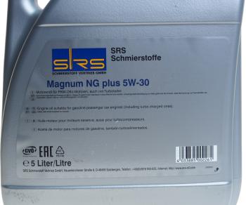 6 999 р. Масло моторное MAGNUM NG PLUS 5W30 синт.5л SRS SRS 4033885002261  с доставкой в г. Кемерово. Увеличить фотографию 3